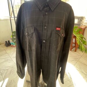 Dixxon Black Checkered Button-Up Shirt “Pinhead”